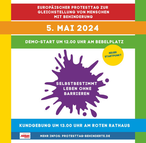 Plakat zur Demo
