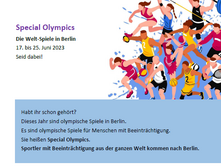 Als Freiwilliger bei Special Olympics 2023