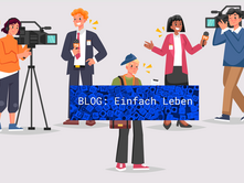 Wir starten: Das Reporter-Team legt los.