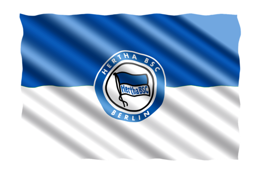 Hertha-Fahne, Bild: Jorono auf Pixabay