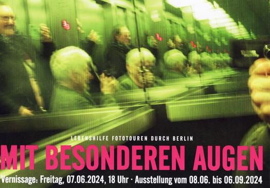 Mit besonderen Augen, Werbebild Fotoausstellung