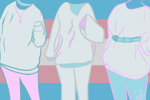 Auf dem Bild sind 3 zu große Pullover. Bild: Aridrestia