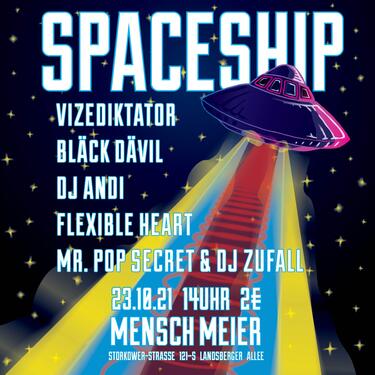 Spaceship Plakat 23. Oktober