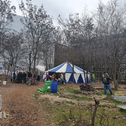 Suppenküche im Prinzessinnengarten