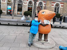 In den Straßen von Erfurt