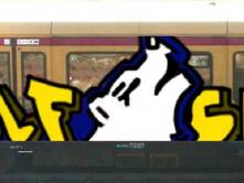 Ein Wolf im Berliner Nahverkehr