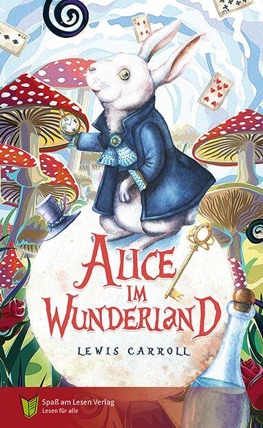Alice im Wunderland, Buchdeckel, Spaß am Lesen Verlag