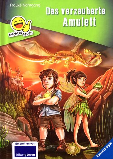 Das verzauberte Amulett, Cover