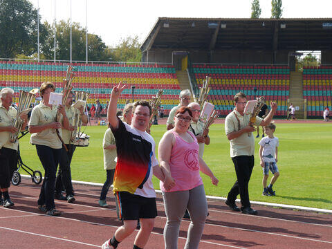 Einlaufrunde SCL Sportfest
