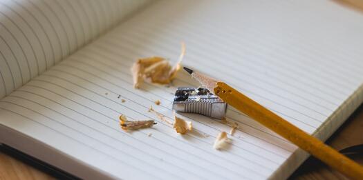 Heft und Bleistift, von Free-Photos, Pixabay