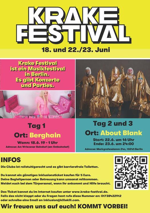 Flyer Krake Festival