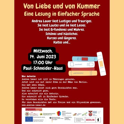 Lesungsflyer