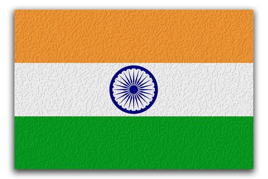 Indische Flagge, Bild von ElenzaPhotography auf Pixabay