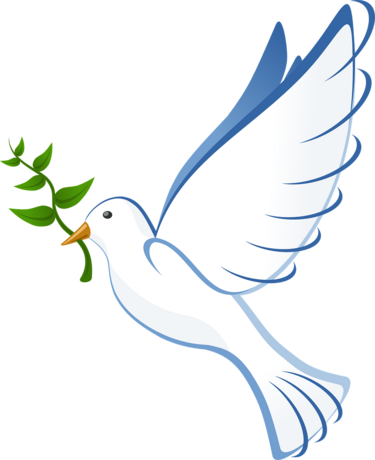 Friedenstaube, Foto: Clker Free Vector Images auf Pixabay