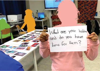 Peer-Austausch während der Projektwoche