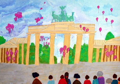 Kerstin Komm: Am Brandenburger Tor