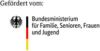 Förderlogo Bundesministerium für Familie, Senioren, Frauen und Jugend 