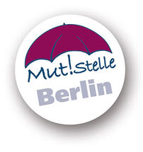 Logo der Mutstelle zeigt einen roten Schirm