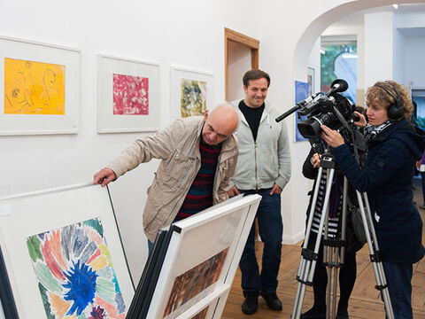 Kunstausstellung &quot;Bilder im Kopf&quot; (Foto: Antje Müller)