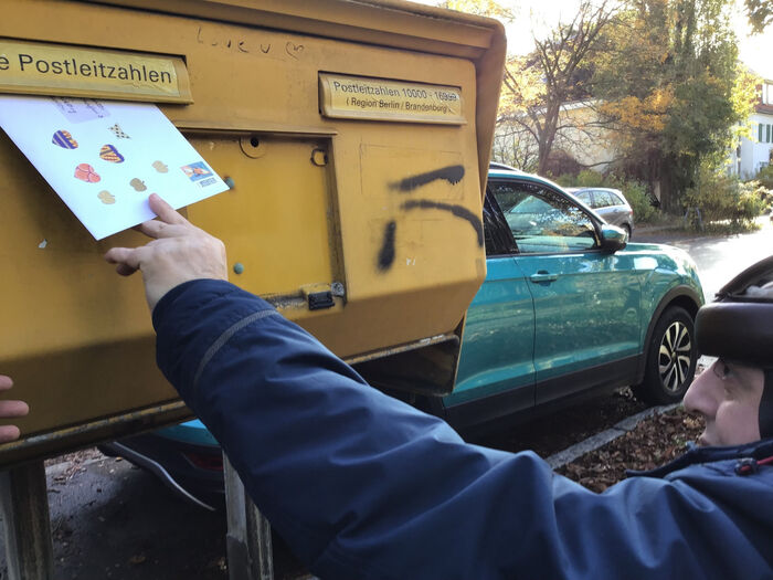 Gruppe 5: Unser Spaziergang zum Briefkasten und ab geht die Post.