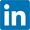 LinkedIn-Logo mit einer Weiterleitung zum Profil der Lebenshilfe Berlin auf LinkedIn 